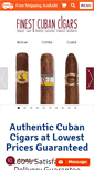 Mobile Screenshot of finestcubancigars.com